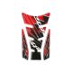 Tank pad PUIG WINGS 4784R Rosu with side part