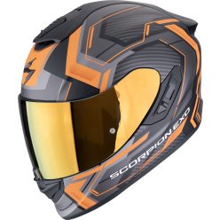   Casca Scorpion Exo-1400 Evo Ii Air Linart Negru Mat/Portocaliu