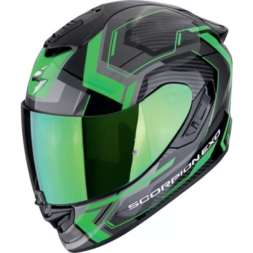 Casca Scorpion EXO-1400 EVO II AIR Linart Negru Mat Portocaliu