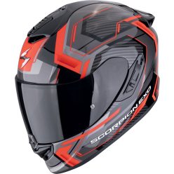 Casca Scorpion Exo-1400 Evo Ii Air Linart Negru/Rosu