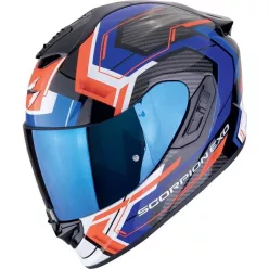   Casca Scorpion EXO-1400 EVO II AIR Linart Negru Albastru Rosu