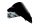 Windscreen PUIG RACING 4935N Negru