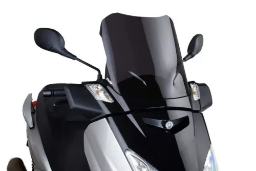 Parbriz PUIG V-TECH LINE TOURING 5015F dark smoke pentru YAMAHA YP 125 X-MAX 2005-2009, YAMAHA YP 250 X-MAX 2005-2009