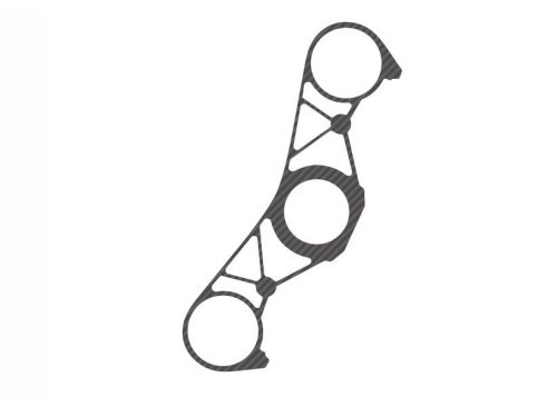 Yoke protector PUIG X-TREME 5063C carbon look
