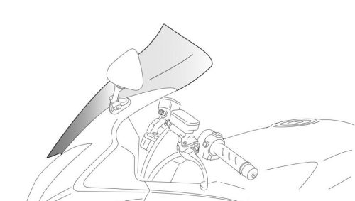 Windscreen PUIG TOURING 5255H smoke