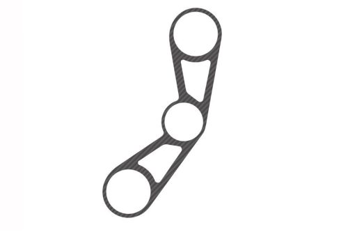 Yoke protector PUIG X-TREME 5400C carbon look