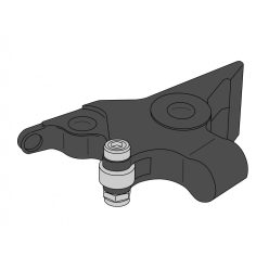 Maneta frana adapter PUIG 5446N Negru