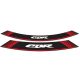 Rim strip PUIG CBR 5524R Rosu set of 8 rim strips