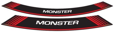 Rim strip PUIG MONSTER 5527R Rosu set of 8 rim strips