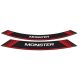 Rim strip PUIG MONSTER 5527R Rosu set of 8 rim strips