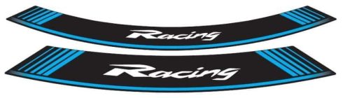 Rim strip PUIG RACING 5531A Albastru set of 8 rim strips