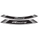 Rim strip PUIG RACING 5531B white set of 8 rim strips