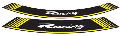 Rim strip PUIG RACING 5531G galben set of 8 rim strips