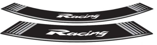 Rim strip PUIG RACING 5531P argintiu set of 8 rim strips