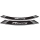 Rim strip PUIG RACING 5531P argintiu set of 8 rim strips