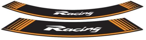 Rim strip PUIG RACING 5531T portocaliu set of 8 rim strips