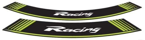 Rim strip PUIG RACING 5531V verde set of 8 rim strips