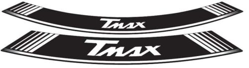 Rim strip PUIG T-MAX 5532B white set of 8 rim strips