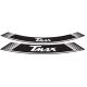 Rim strip PUIG T-MAX 5532B white set of 8 rim strips