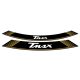 Rim strip PUIG T-MAX 5532O auriu set of 8 rim strips
