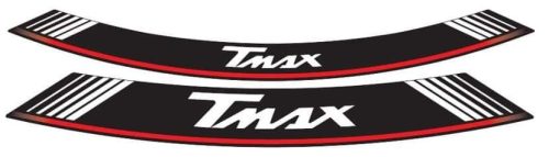 Rim strip PUIG T-MAX 5532P argintiu set of 8 rim strips