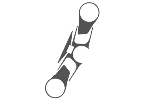 Protectie yoke PUIG X-TREME 5543C aspect carbon