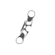 Protectie yoke PUIG X-TREME 5543C aspect carbon