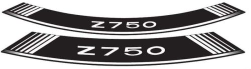 Rim strip PUIG Z750 5545B white set of 8 rim strips
