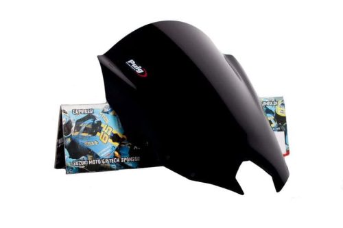 Windscreen PUIG RACING 5547N Negru