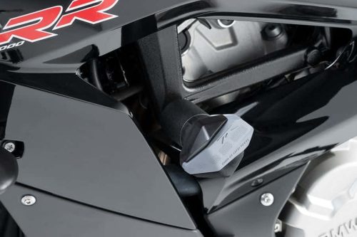 Frame sliders PUIG R12 5579N black with grey rubber