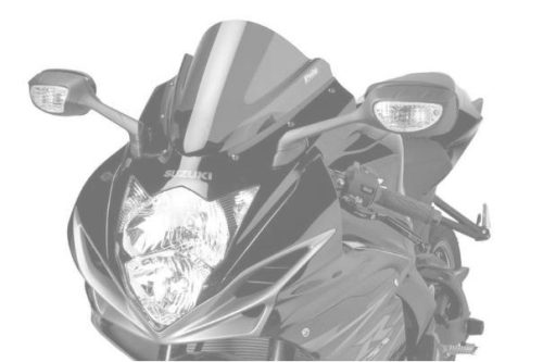 Windscreen PUIG RACING 5605W transparent