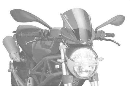 Windscreen PUIG RACING 5650W transparent