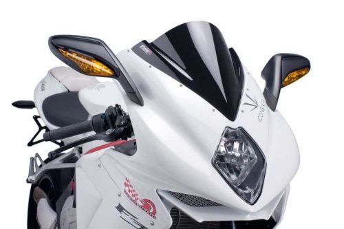 Windscreen PUIG RACING 5651N Negru