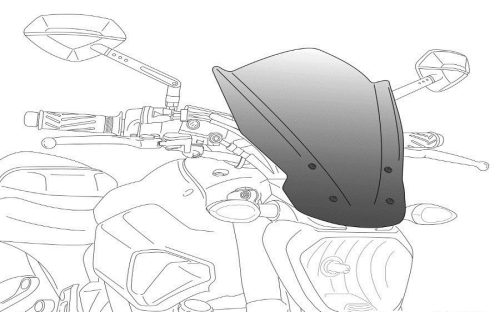 Windshield PUIG NEW. GEN TOURING 5655F dark smoke