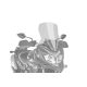 Windscreen PUIG TOURING 5895F dark smoke