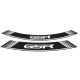 Rim strip PUIG GSR 5989B white set of 8 rim strips