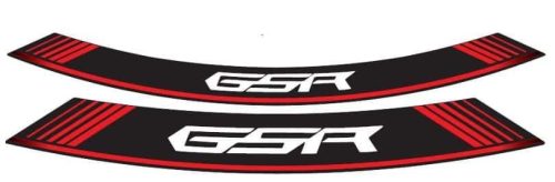 Rim strip PUIG GSR 5989R Rosu set of 8 rim strips