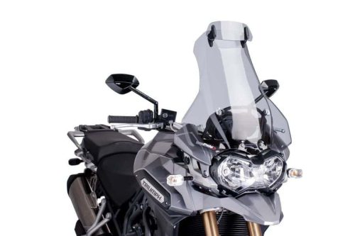Windscreen PUIG TOURING WITH VISOR 6006H smoke