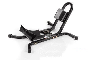 Motorcycle stand PUIG Wheel lock wheel clamp for trailers 6071N Negru