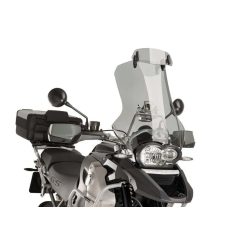 Multiadjustable visor PUIG 6319H clip-on fumuriu