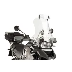 Multiadjustable visor PUIG 6319W clip-on transparent