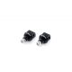 Footpeg adapters PUIG 6339N Negru