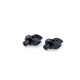 Footpeg adapters PUIG 6342N Negru