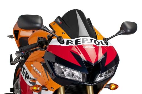 Windscreen PUIG RACING 6478N Negru