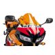 Windscreen PUIG RACING 6478T portocaliu