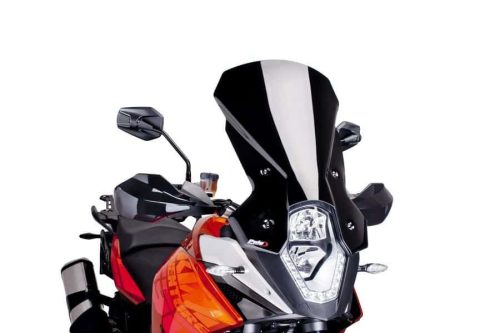 Windscreen PUIG TOURING 6494N Negru
