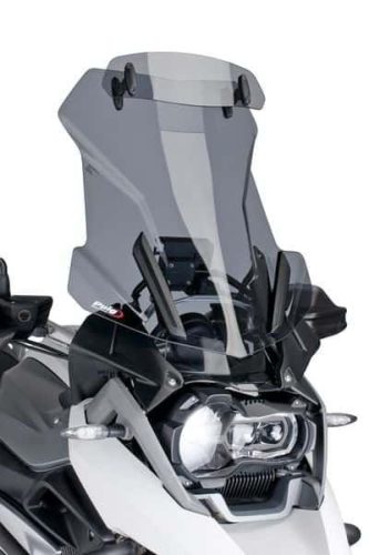 Windscreen PUIG TOURING WITH VISOR 6504H smoke