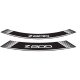 Rim strip PUIG Z800 6561B white set of 8 rim strips
