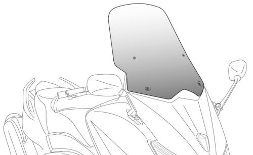 Windshield PUIG V-TECH LINE TOURING 6728F dark smoke