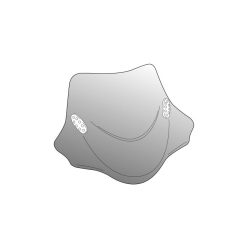Windshield PUIG CITY SPORT 6807H smoke